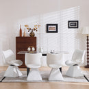 Modern Swivel Dining Chair With High Back by HouseOfZazla
