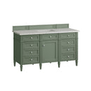 James Martin Brittany 60" Single Bathroom Vanity, Smokey Celadon