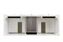 James Martin Bristol 60" Double Bathroom Vanity, Bright White