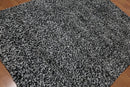 6x9 Black, White Handmade 100% Hemp Khaki Dhurry Flatweave Oriental Area Rug
