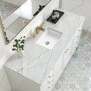 James Martin Chicago 60" Single Bathroom Vanity, Glossy White
