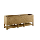 James Martin Breckenridge 84" Double Bathroom Vanity, Light Natural Oak