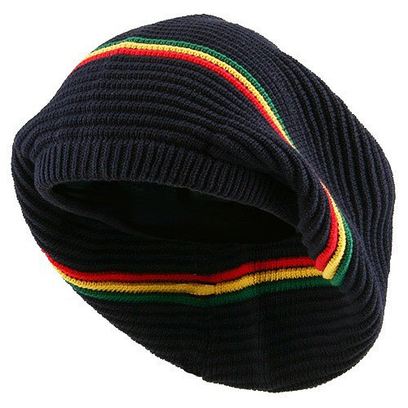 New Rasta Deep Crown Beanie