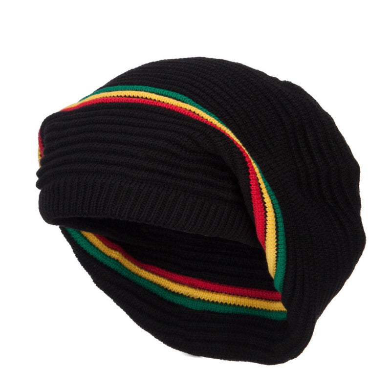 New Rasta Deep Crown Beanie