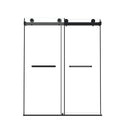 Frameless Double Sliding Shower Door by HouseOfZazla