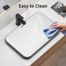 Undermount Bathroom Sink, Vessel Basin For Vanity Countertop - Black White by HouseOfZazla