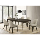 Blakely - 7 Piece Rectangular Dining Set With Extendable Table Upholstered Chairs - Ash Brown by HouseOfZazla