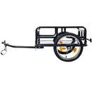 Foldable Bike Cargo Trailer with Universal Bike Hitch
