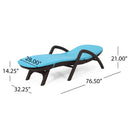 Mikael Chaise Lounge With Cushion