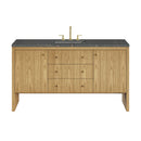 James Martin Hudson 60" Single Bathroom Vanity, Light Natural Oak