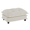 73 Chenille Ottoman