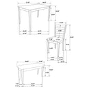 Arvin - 5 Piece Dining Set With Rectangular Table And Bench With Seats - Cappuccino