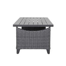 Lassen 4-Piece Wicker Sofa Set with Swivel Rocking Chairs