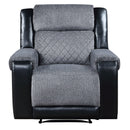 Alicia - Recliner - Gray Black by HouseOfZazla