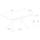 Hanover - Dining Table - Light Brown