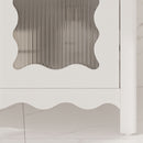 Modern Bathroom Vanity With Tempered Glass Doors by HouseOfZazla