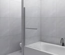 Bathtub Screen Framless Shower Door Tempered Glass Shower Panel - Transparent by HouseOfZazla
