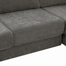 L-Shaped Modular Sofa With Double Layer Cushion by HouseOfZazla