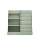 Kids Bookshelf with Toy Storage Organizer, 34.65" Multi-Tier