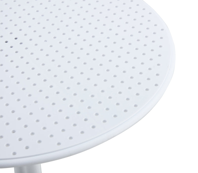 3 piece plastic arm chair Bistro GRS Premium Ocean Plastic, white