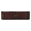 Solid Wood Chunky Chestnut Floating Bedside Table