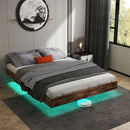 Platform Floating Bed Frame With RGB LED Lights by HouseOfZazla