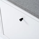 5-in-1 Entryway Bench with Coat Rack, Cushion and 4 Sturdy Hooks, 40.6" Wide Hall Tree with Shoe Storage Bench for Hallway, Entryway, Living Room