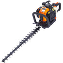26cc 2 cycle gas powered hedge trimmer, double sided blade 24",recoil gasoline trim blade