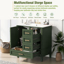 Bathroom Vanity, Modern Bathroom Cabinet With Sink Combo Set, Bathroom Storage Cabinet With A Soft Closing Door And 3 Drawers, Solid Wood Frame by HouseOfZazla