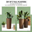 Tall Stackable Planters Set of 2