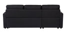 Paisley - Fabric Reversible Sleeper Sectional Sofa With Storage Chaise