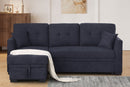 Sectional Sofa Bed - Dark Blue by Unique Piece Furniture
