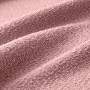 Modern Pink Polyester Ottoman