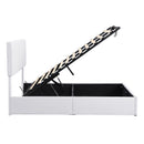 Elegant Upholstered Platform Bed With Hydraulic Storage System by HouseOfZazla