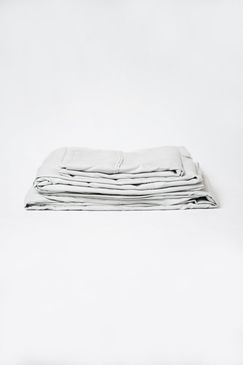4-Piece Pewter Bamboo Twin XL Hypoallergenic Sheet Set