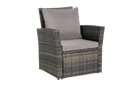4 Pieces Outdoor Patio Furniture Sets Garden Rattan Chair Wicker Set