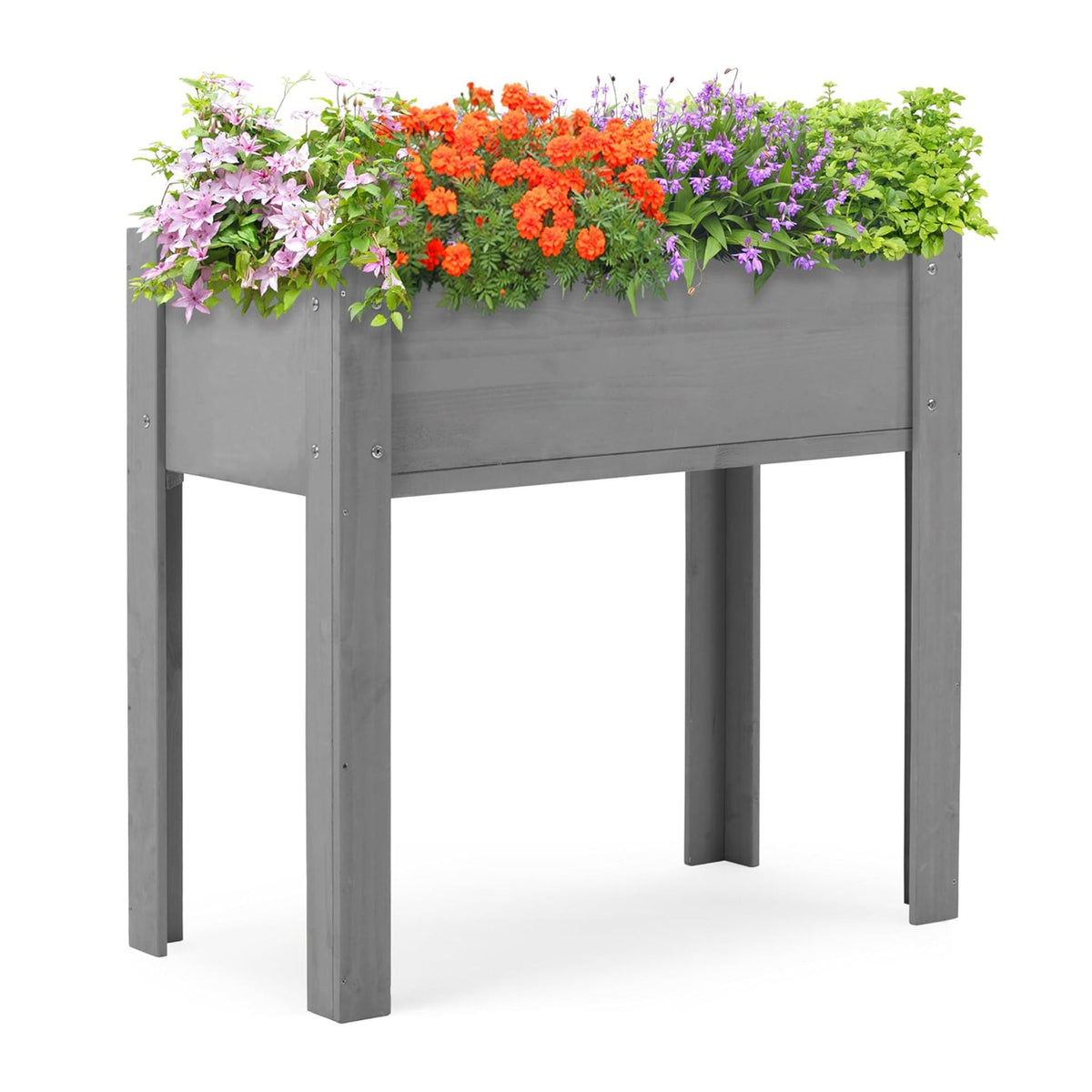 Raised Garden Bed With Legs, Elevated Planter Box For Outdoor Plants, photo 30 of 40