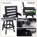 Outdoor Swivel Bar Chair, Ladderback With Wide & Thickened Frame by HouseOfZazla