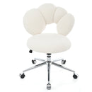 360Swivel Height Adjustable,Swivel Chair,Teddy fabric,home office chair