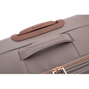 4-Piece Set (16/20/24/28), Softshell Suitcase Spinner Wheels Terylene Luggage Sets Carry On Suitcase Luggage Lightweight Durable Suitcase Khaki