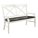 Mountina - Bench - Brown / White by Unique Piece Furniture