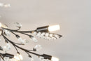 15-Light Chandelier Crystal Ceiling Lamp