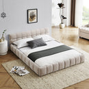 Modern Platform Bed Frame With Thick Fabric by Unique Piece Furniture