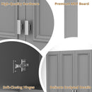 Wall Mounted Bathroom Cabinet With 5 Adjustable Shelves