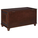 Ornate - Deep Flip Open Storage Cedar Chest With Cedar Lining - Brown by HouseOfZazla