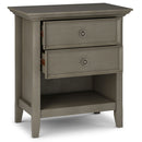 Amherst - Bedside Table, Handcrafted by HouseOfZazla