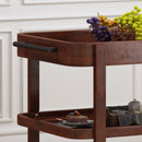 Home Selleck - Bar Cart - Mahogany by HouseOfZazla