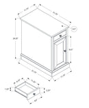 Accent End Table, Storage Drawer, Versatile Design - Espresso by HouseOfZazla