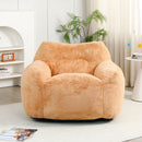 Beanbag Sofa Chair With Armrests Stuffed High Density Foam by Unique Piece Furniture