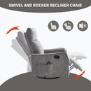 ComfortMax Dark Gray Recliner Chair